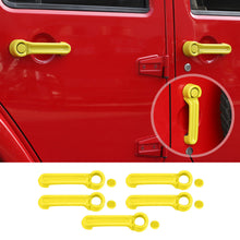 For 2007-2017 Jeep Wrangler JKU 4-Door Door Handle Cover Inserts & Tailgate Handle Cover Trim RT-TCZ