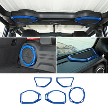 For 2018-2023 Jeep Wrangler JL Rubicon A-pillar &Roof &Trunk Speaker Cover Trim RT-TCZ