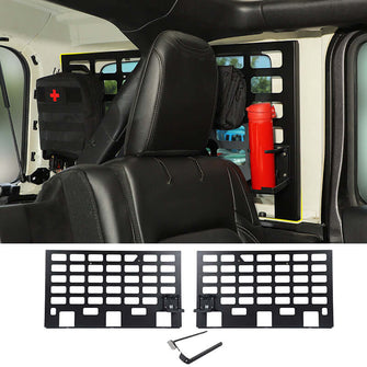 RT-TCZ Rear Trunk Luggage Rack Cargo Shelf Holder for Jeep Wrangler JL 2018+ 4-Door Black 2PCS