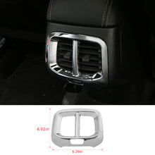 For 2014-2018 Jeep Cherokee Rear Seat Air Vent Outlet Cover Trim Frame Silver RT-TCZ