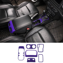 For 2018+ Jeep Wrangler JL JLU & Gladiator JT 6PCS Gear Shift Cup Holder Rear Air Vent Trim Kit RT-TCZ