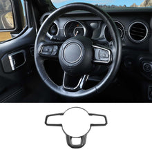 For Jeep Wrangler JL JLU & Gladiator JT 2018-2023 Car Steering Wheel Moulding Cover Trim Decor Frame