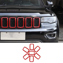 For 2017-2020 Jeep Grand Cherokee Front Grill Inserts Trim Grille Ring Cover Kit RT-TCZ