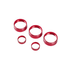 For 2011-2017 Jeep Wrangler JK 5X Air Conditioner AC Switch CD Button Knob Ring Trim RT-TCZ