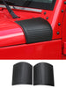 For 2007-2017 Jeep Wrangler JK 2X Hood Cowl Body Armor Cover Corner Guards Trim RT-TCZ