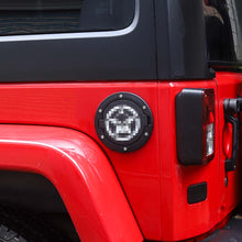 For Jeep Wrangler JK JKU 2007-2017 Fuel Filler Door Cover Gas Cap Gas Tank Cap Black