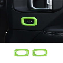 For 2018+ Jeep Wrangler JL JLU & 2020+ Gladiator JT Door Handle Lock Button Cover Trim RT-TCZ