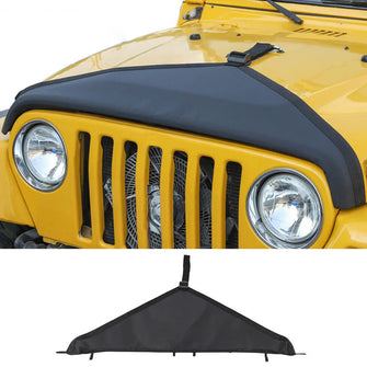 For 1997-2006 Jeep Wrangler TJ Front Hood Bra Cover T-Style Protector Decoration RT-TCZ