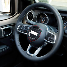For 2018-2023 Jeep Wrangler JL JLU & Gladiator JT Car Steering Wheel Panel Decor Cover Trim RT-TCZ