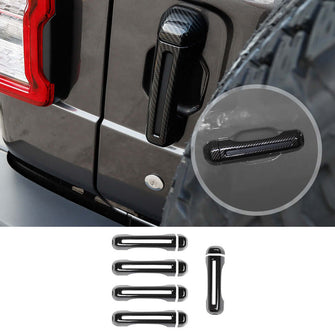 RT-TCZ Exterior Door Handle & Tailgate Handle Cover Kit for Jeep Wrangler JLU 2018+ & Gladiator JT 2020+, Exterior Accessories