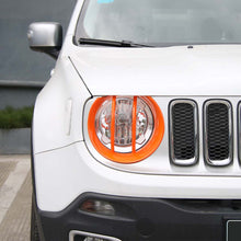 RT-TCZ Exterior Head Light Lamp Cover Trim Fit For Jeep Renegade 2015-18 ABS 2pcs