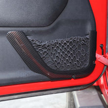 RT-TCZ Car Inner Door Net Bag Frame Trim ABS For Jeep Wrangler JK 4DR 2011-2017
