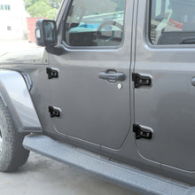 RT-TCZ Car Door Hinge Original Cover Trim Decoration for Jeep Wrangler JL JLU 4Door 18+Black