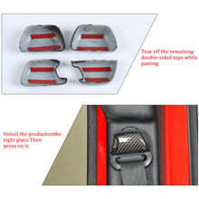 For 2007-2017 Jeep Wrangler JK Seat Safety Belt Buckle Trim ABS RT-TCZ