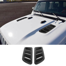 RT-TCZ Hood Vents Cover Trim Decor ABS Accessories for 2018+ Jeep Wrangler JL & Gladiator JT