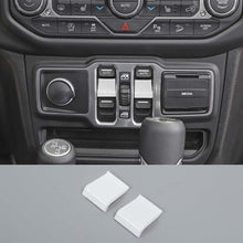 For 2018+ Jeep Wrangler JL JT Window Lift Switch Button Cover Trim RT-TCZ