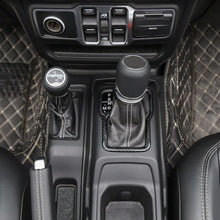 RT-TCZ Gear Shift Panel Trim Cover Frame for 2018+ Jeep Wrangler JL JLU & Gladiator JT Sport X Sahara Rubicon ABS