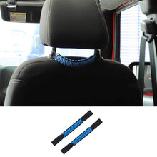 For Jeep Wrangler CJ YJ TJ JL JLU JK JKU Headrest Grab Handles Rear Seat Grip Handles Car Seat Roll Bars RT-TCZ