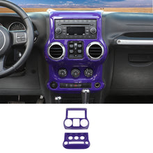 For 2011-2017 Jeep Wrangler JK Dashboard & Air Conditioning Switch Panel Frame Cover Trims RT-TCZ