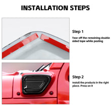 For 2021+ Jeep Wrangler JL JLU & Gladiator JT 4Xe Charging Cover Trim RT-TCZ