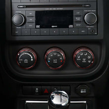 For Jeep Wrangler JK 11-17/Compass 10-16 Patriot Air Conditioner Switch Knob Trim Ring RT-TCZ