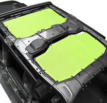 For 2018+ Jeep Wrangler JLU Unlimited 4 Door Mesh Sunshade Provides UV Sun Protection Exterior Accessories Front & Rear RT-TCZ