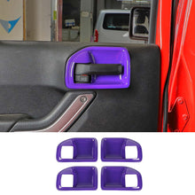 For 2011-2017 Jeep Wrangler JKU Inner Door Handle Bowl Cover Trim RT-TCZ