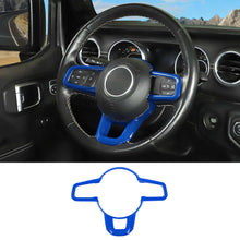 For 2018-2023 Jeep Wrangler JL JLU & Gladiator JT Car Steering Wheel Moulding Cover Trim Decor Frame RT-TCZ