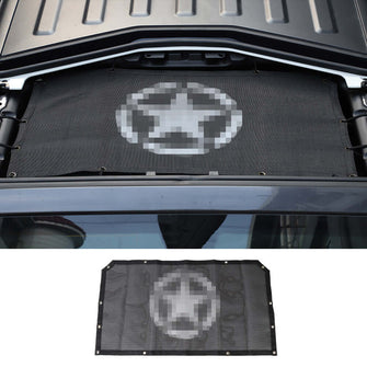 For 2018+ Jeep Wrangler JL & Gladiator JT Sunshade Mesh Bikini Top UV Sun Shade Protection Black RT-TCZ