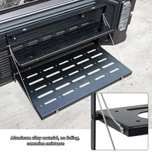 For Jeep Wrangler JL 2018+ Tailgate Table Rear Trunk Door Rack Cargo Holder Shelf Black