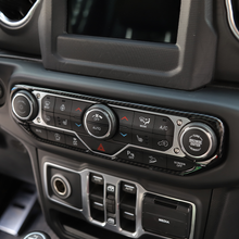 For 2018-2023 Jeep Wrangler JL JLU  & Gladiator JT Center Control Air Conditioner Switch Trim Frame RT-TCZ