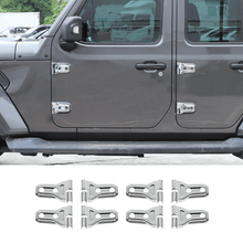 For 2018+ Jeep Wrangler JL JLU & Gladiator JT Door Hinge Covers Protector Decoration Trim Kits RT-TCZ