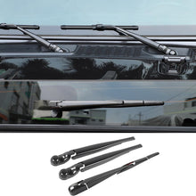 For 2018+ Jeep Wrangler JL Front & Rear Window Windshield Wiper Cover Trim RT-TCZ
