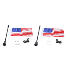 For Jeep Wrangler JK JL & Gladiator JT Engine Hood Corner Side Flag Mount, Flagpole Holder Bracket RT-TCZ