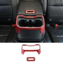 For 2018+ Jeep Wrangler JL JLU Rear Water Cup Holder Decor Cover Seat Armrest Trim RT-TCZ