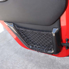 For 2011-2017 Jeep Wrangler JK 4DR Car Inner Door Net Bag Frame Trim ABS RT-TCZ