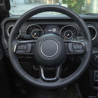 For 2018+ Jeep Wrangler JL & Jeep Gladiator JT Steering Wheel Trim Cover RT-TCZ