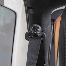 RT-TCZ 4Pcs Carbon Fiber Seat Belt Buckle Decoration Trim Cover Kit for 2018+ Jeep Wrangler JL JLU