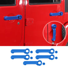 For 2007-2017 Jeep Wrangler JKU 4-Door Door Handle Cover Inserts & Tailgate Handle Cover Trim RT-TCZ
