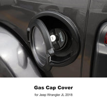 For 2018+ Jeep Wrangler JL JLU 2/4 Door Gas Cap Cover Fuel Tank Door Transparent Cover