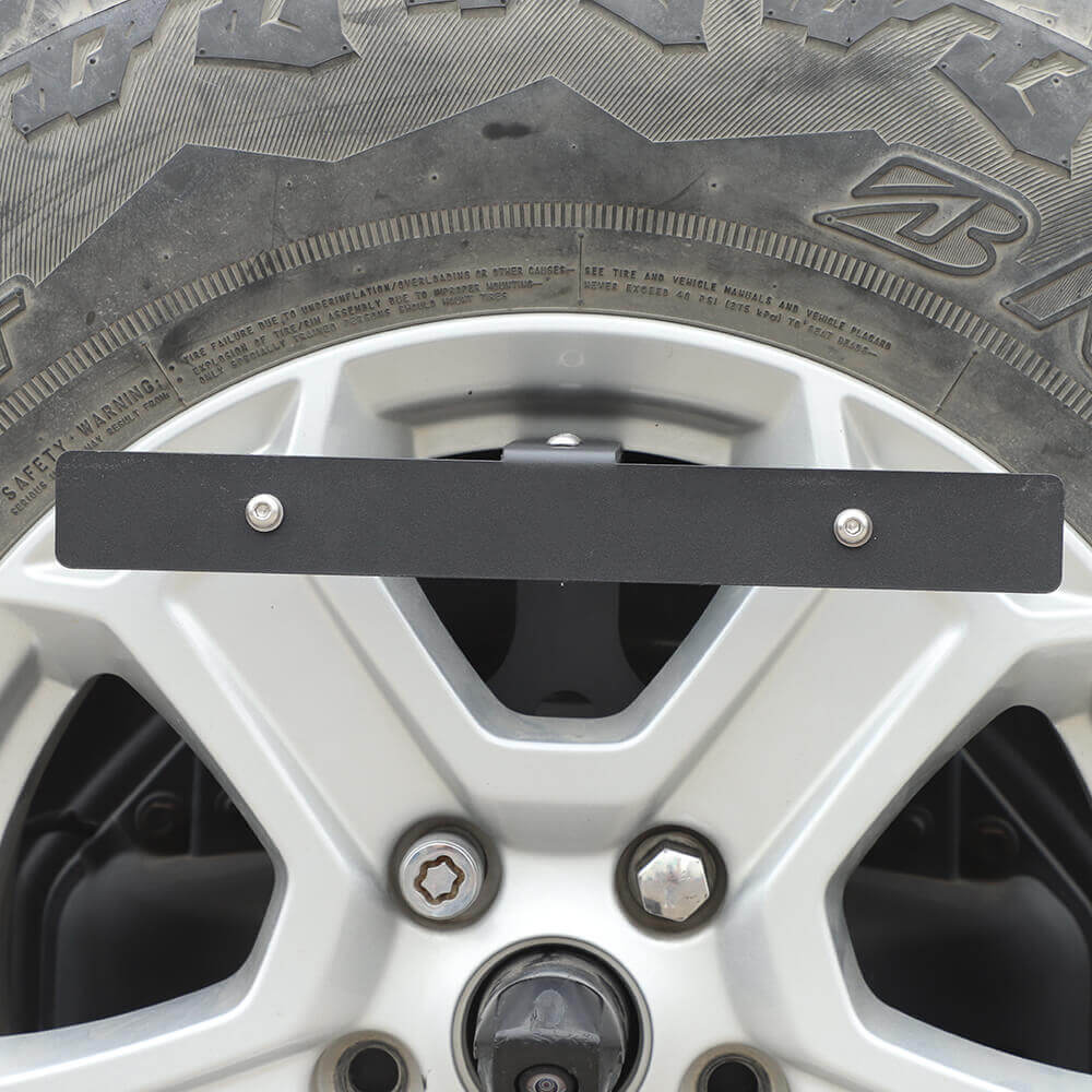 Rt Tcz Rear Spare Tire License Plate Relocation Kit For Jeep Wrangler