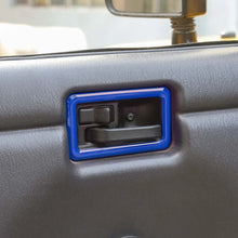 For 1997-06 Jeep Wrangler TJ 2x Car Door Handle Bowl Trim Panel Decor Cover RT-TCZ