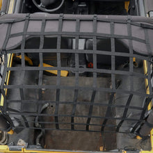 For 1997-2006 Jeep Wrangler TJ 3Pcs Mesh Cargo Netting Roof Net (Black) RT-TCZ