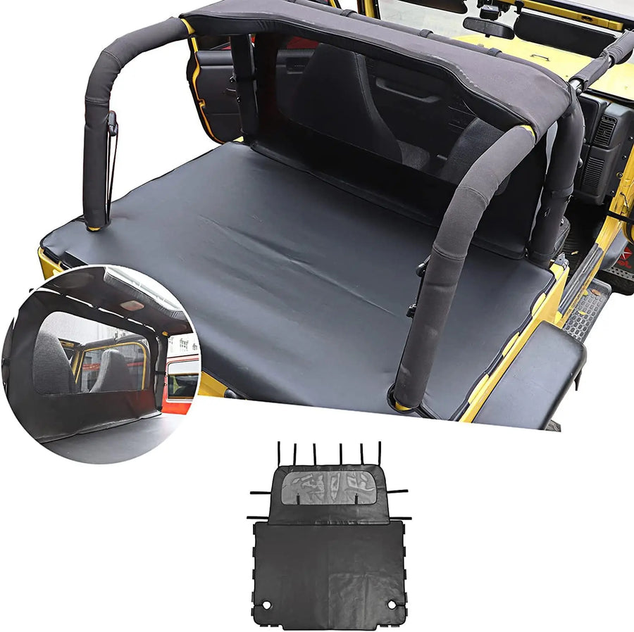 RT-TCZ Car Leather Rear Cargo Cover Trunk Tonneau Cover for 1997