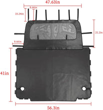 For 1997-2006 Jeep Wrangler TJ Car Leather Rear Cargo Cover Trunk Tonneau Cover RT-TCZ
