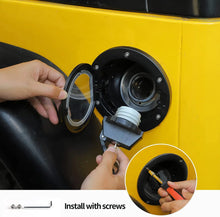 For 1997-2006 Jeep Wrangler TJ Fuel Filler Door Gas Tank Cap Cover Transparent Gas Cap Cover RT-TCZ
