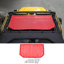 For 1997-2006 Jeep Wrangler TJ Half-Length Mesh Bikini Top Sunshade – UV Protection Soft Roof Cover RT-TCZ
