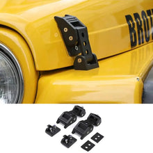 For 1997-2006 Jeep Wrangler TJ Hood Latches Lock Catch Cover Kit RT-TCZ
