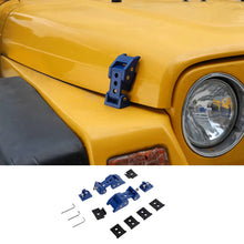 For 1997-2006 Jeep Wrangler TJ Hood Latches Lock Catch Cover Kit RT-TCZ