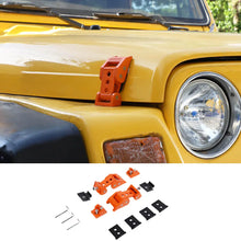 For 1997-2006 Jeep Wrangler TJ Hood Latches Lock Catch Cover Kit RT-TCZ